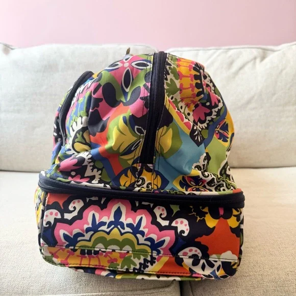 Vera Bradley Rolling Duffle Travel Bag Multicolor Floral - Picture 9 of 16
